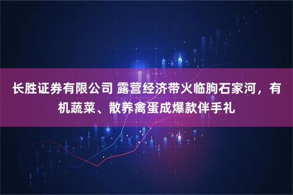 长胜证券有限公司 露营经济带火临朐石家河，有机蔬菜、散养禽蛋成爆款伴手礼